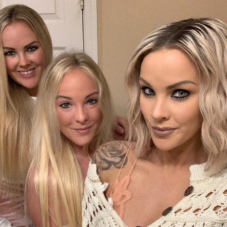 Heather Austrie and her two sisters.